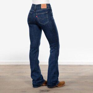 725 Levi's high-rise bootcut jeans